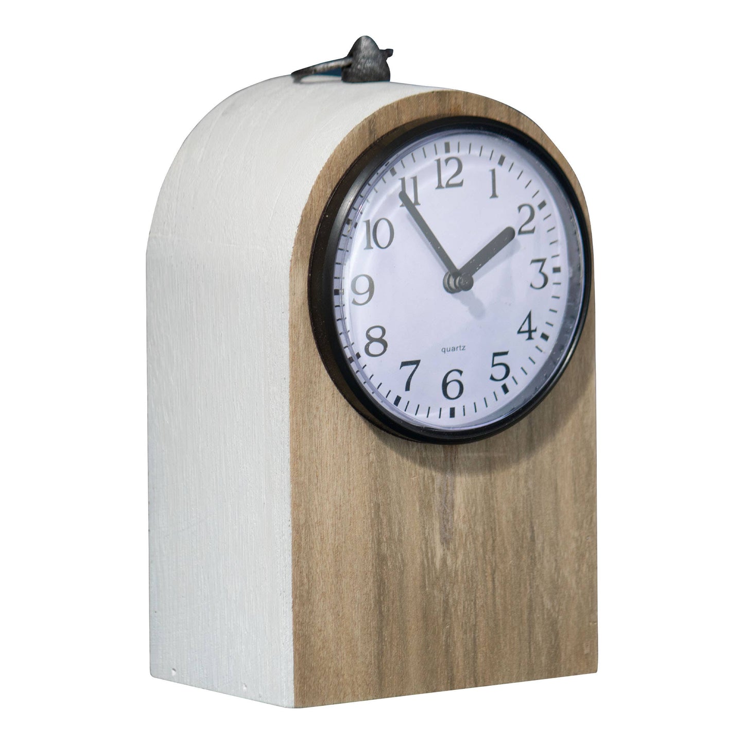 Rustic Wood Battery Operated Clock