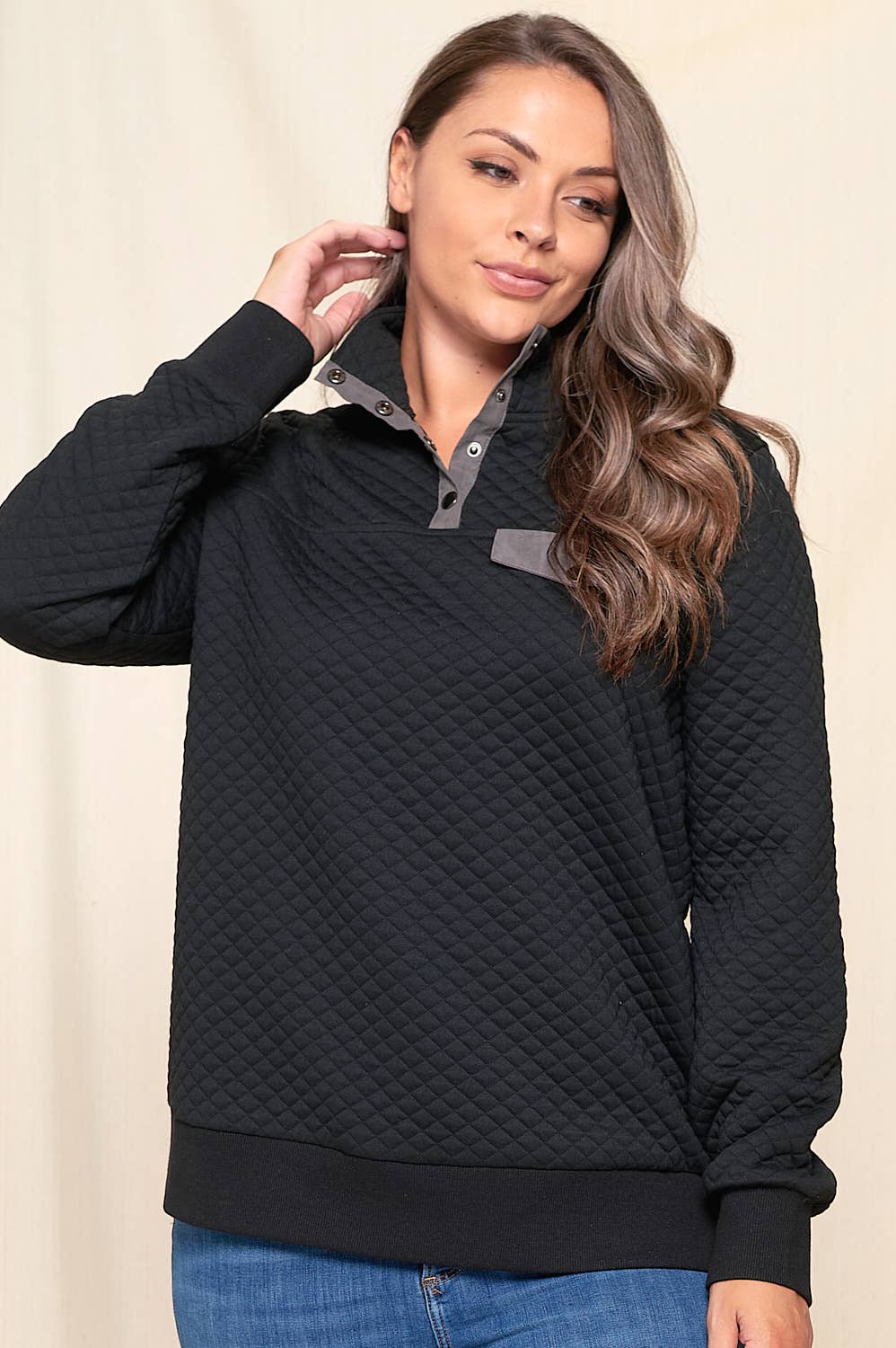 DIAMOND PULL OVER - 13497TPL