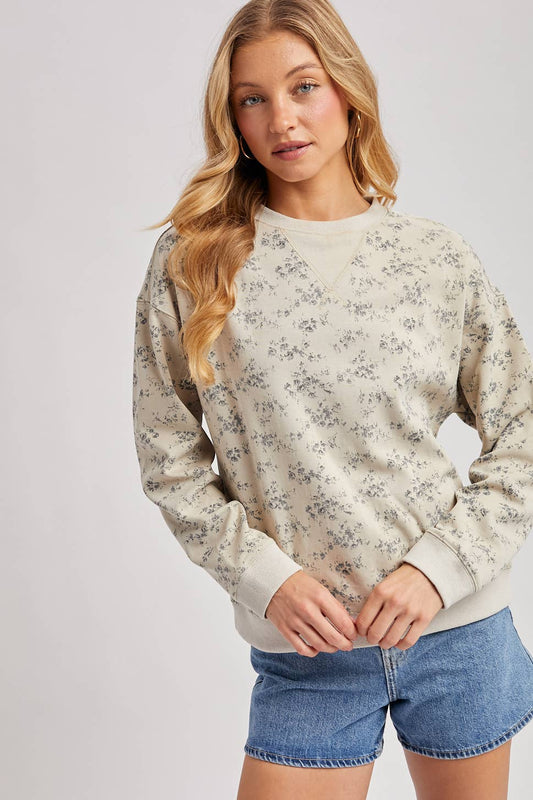 Ditsy Floral Sweatshirt