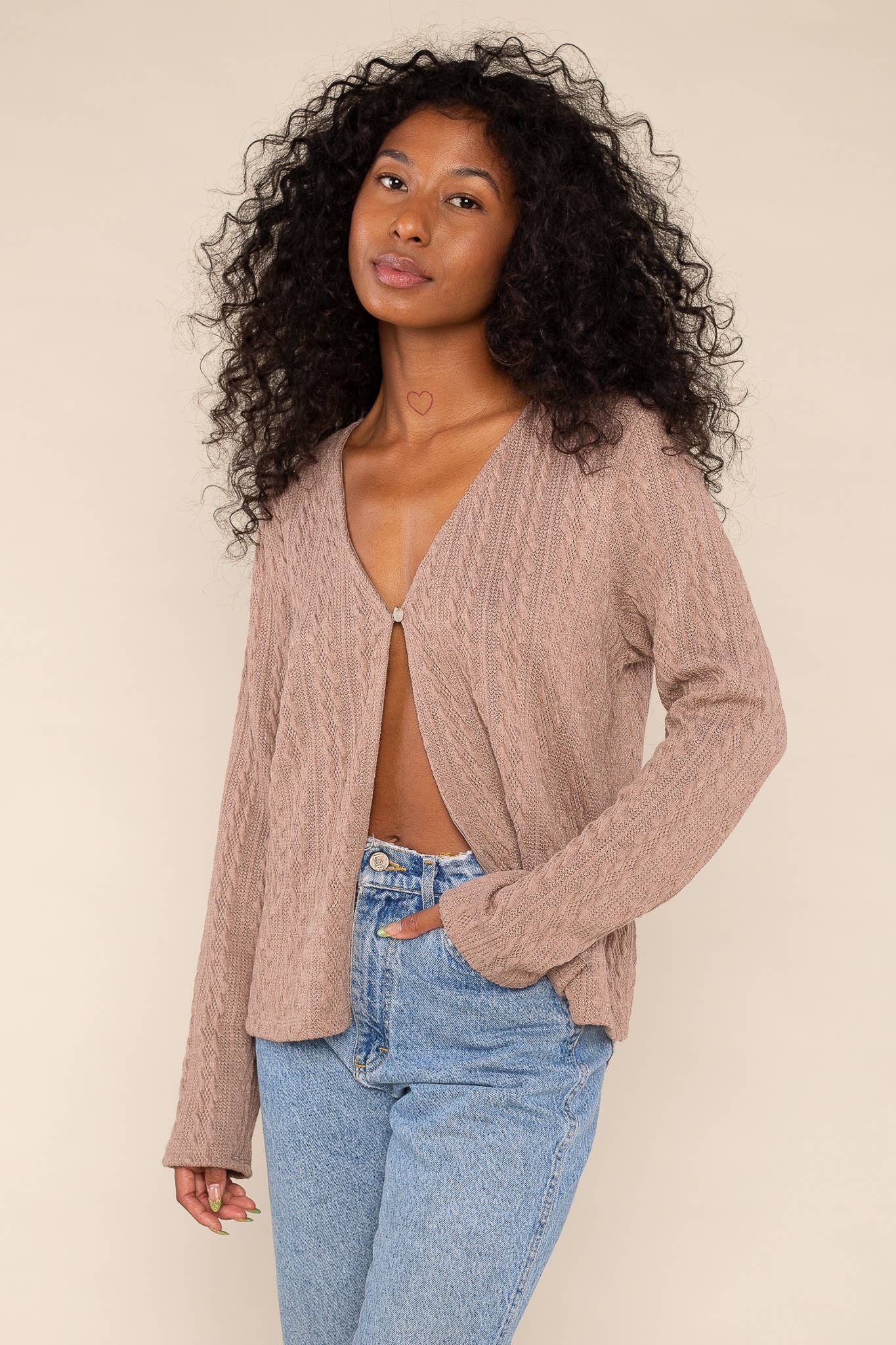 Cable Knit Cardigan