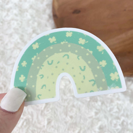 Lucky Rainbow Green Sticker