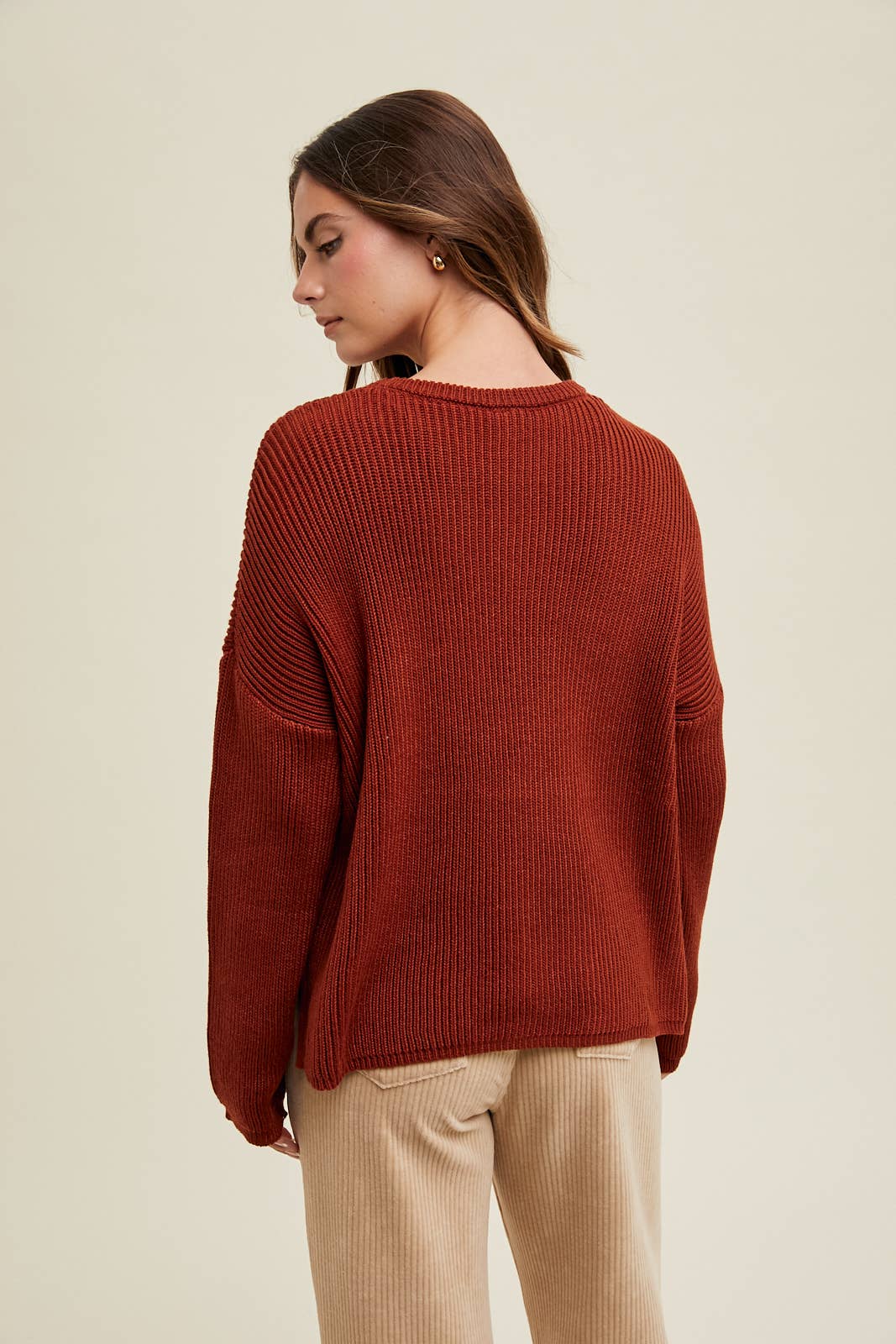 RIBBED SWEATER