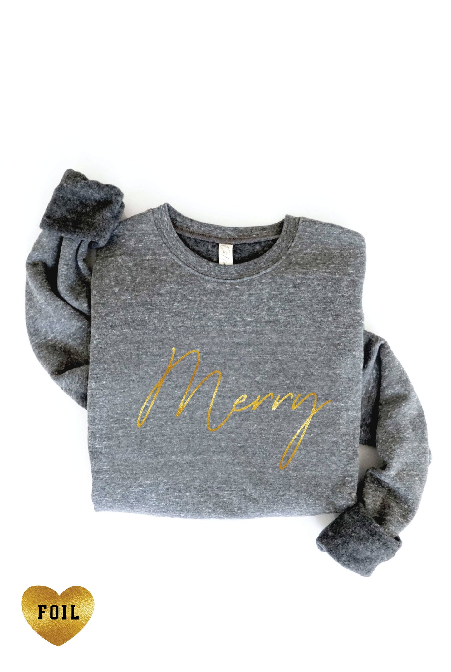 MERRY FOIL Graphic Sweatshirt