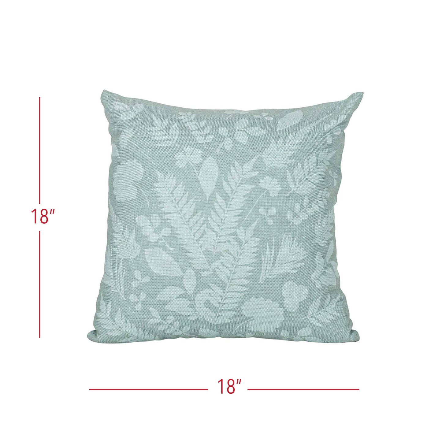 18X18 Sun Print Outdoor Pillow Blue