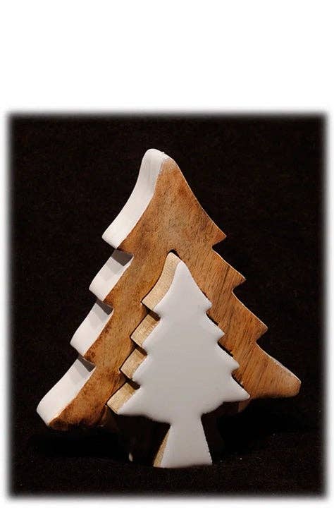 Mango Wood & Enamel Tree Puzzle