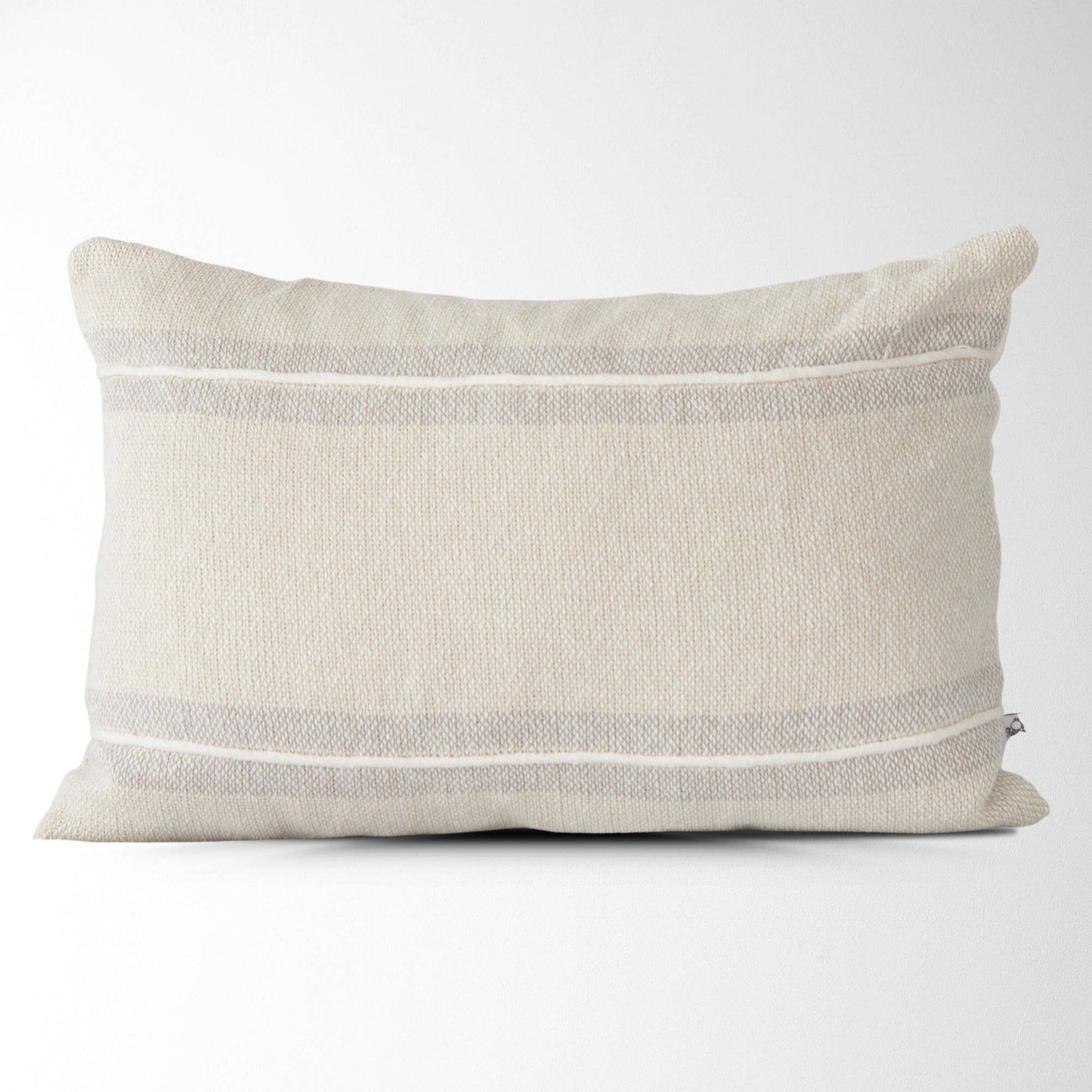 Striped Textured Pillow Cover