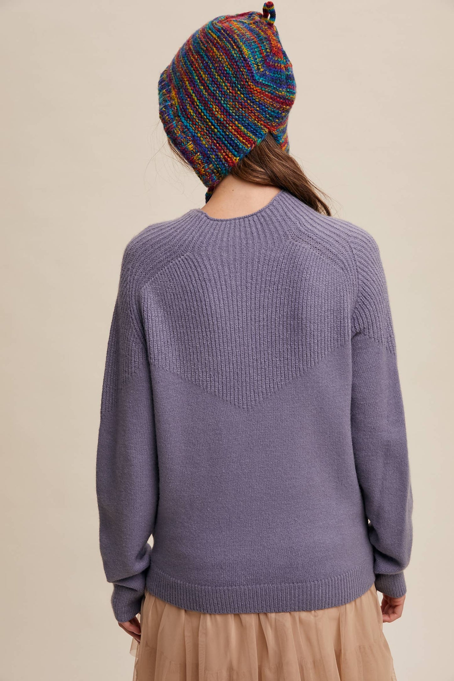 Button Detail Knit Sweater