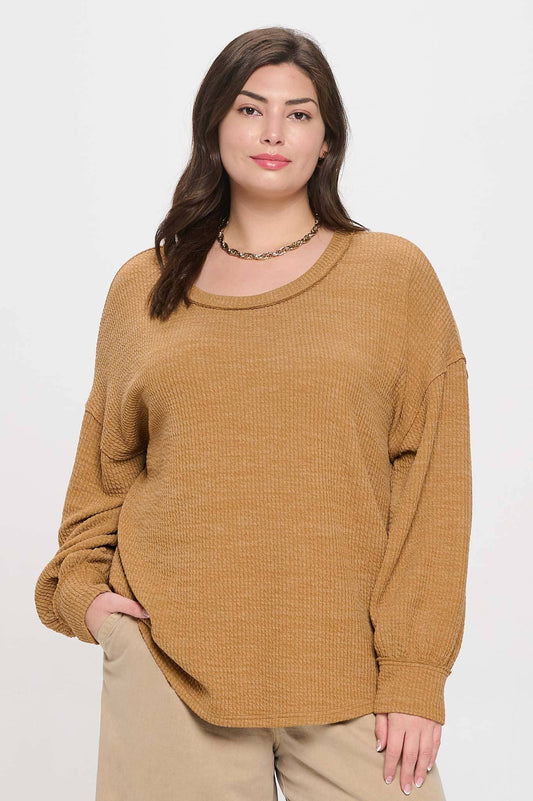 LONG SLEEVE SWEATER TOP