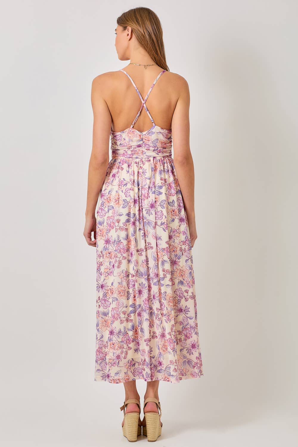 Floral Mesh Dress