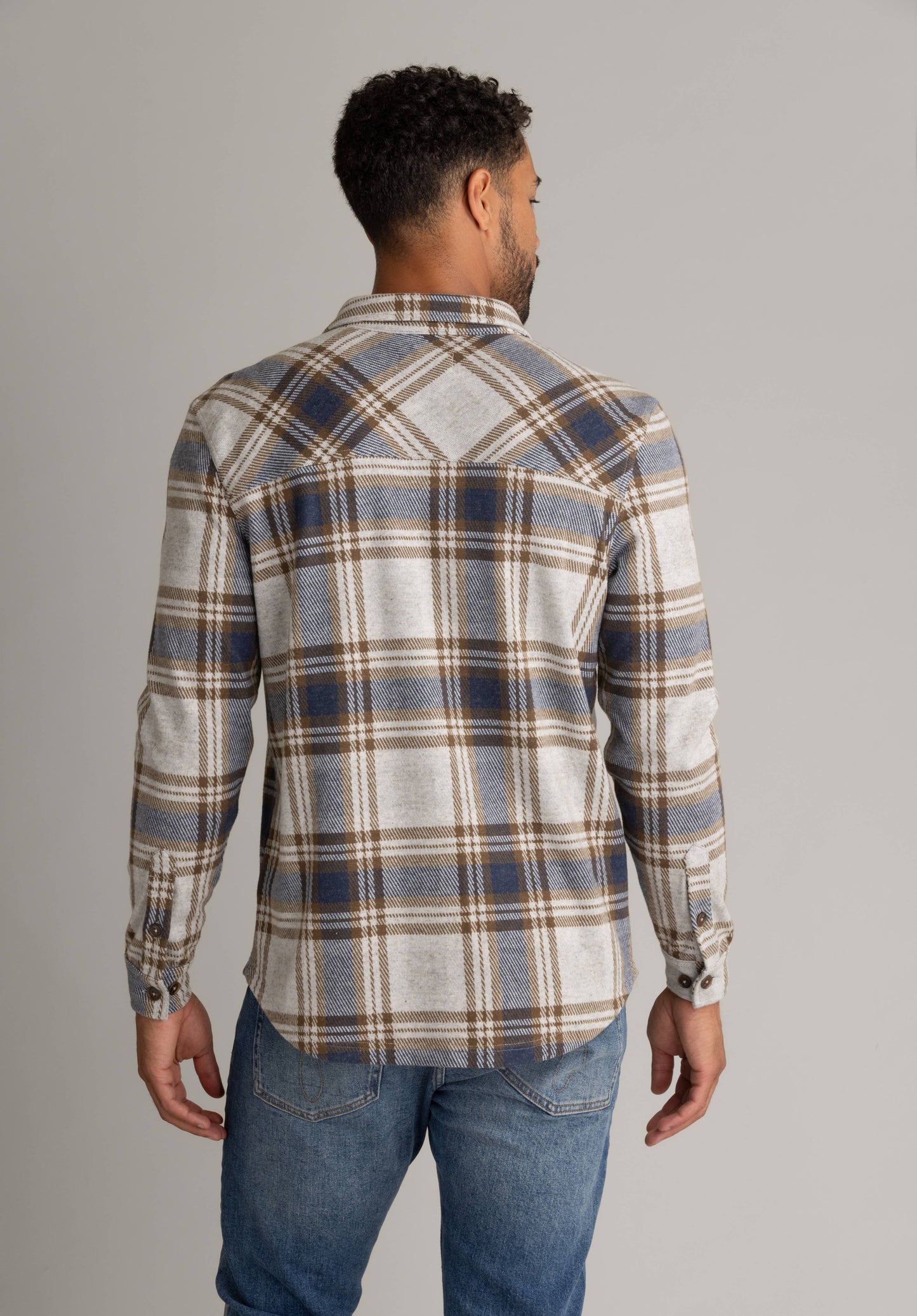Men's Lichen Stretch Flannel Button Down