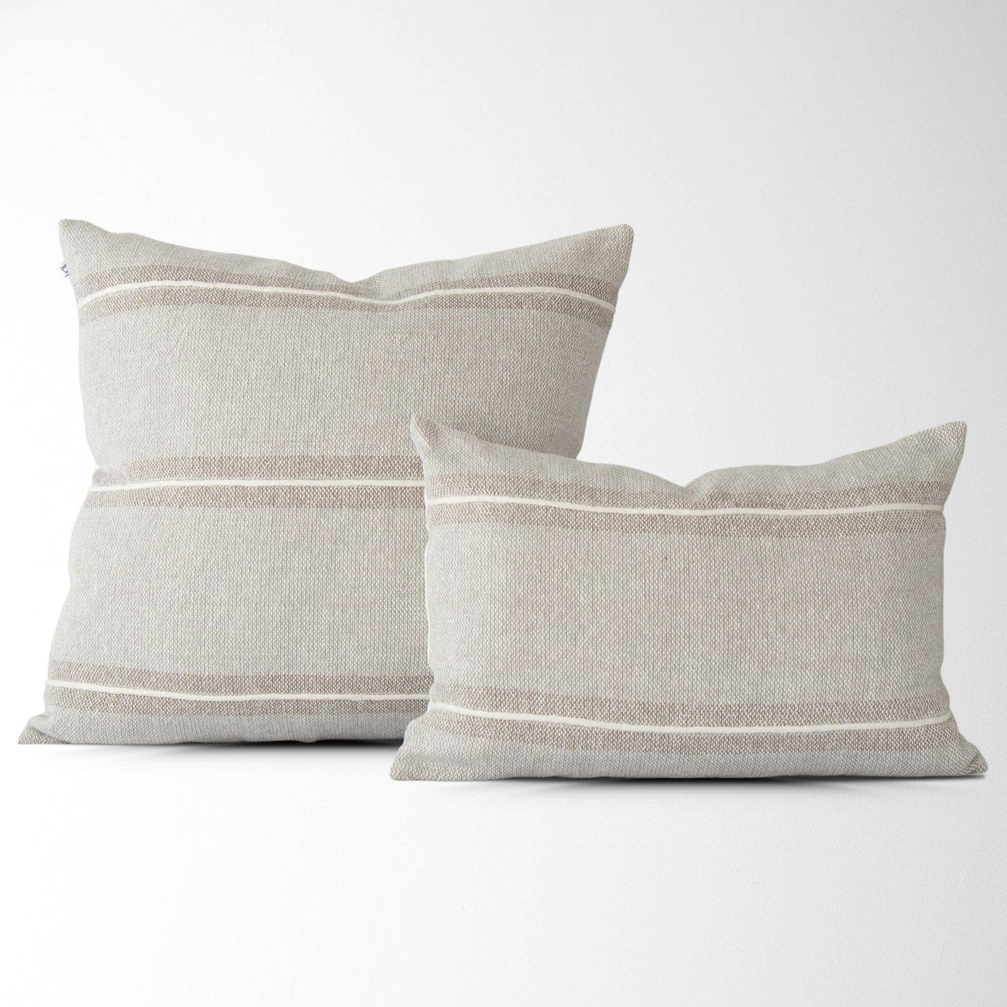 Striped Textured Pillow Cover