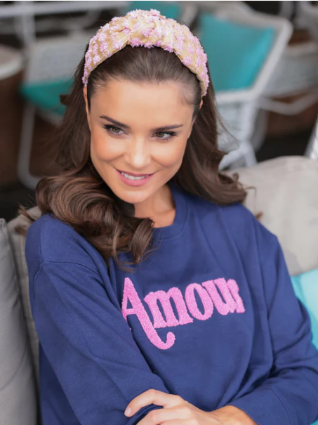 Navy Amour Sweatshirt