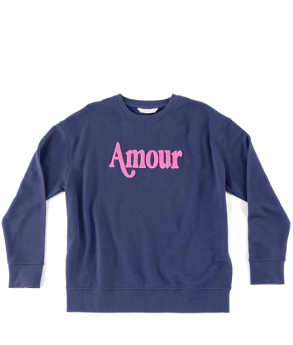 Navy Amour Sweatshirt