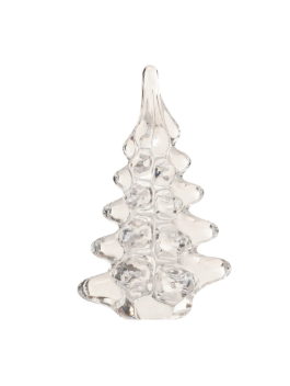 Clear Glass Christmas Tree