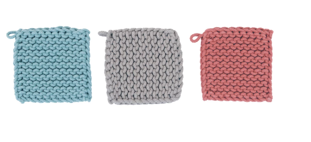 Cotton Crocheted Pot Holder