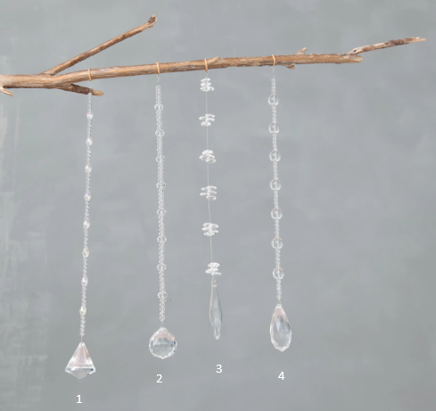 Crystal Hanging Beads