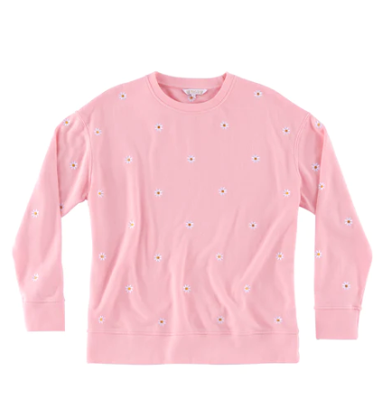 Pink Daisy Sweatshirt