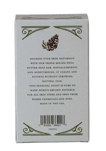 Olive Oil & Shea Butter Bar Soap - Forest Floor