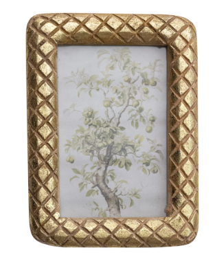 Carved Mango Wood Photo Frame