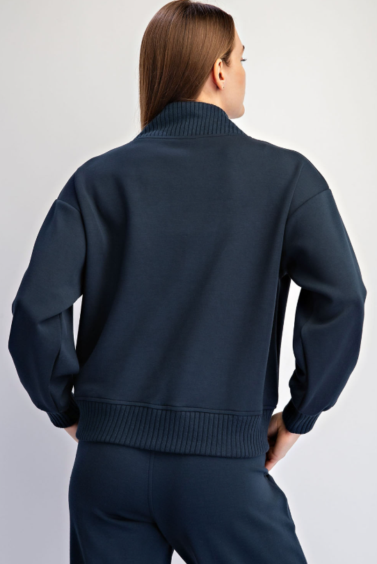 Modal Scuba Luxe V-Neck Top