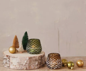 Pine Votive Holder