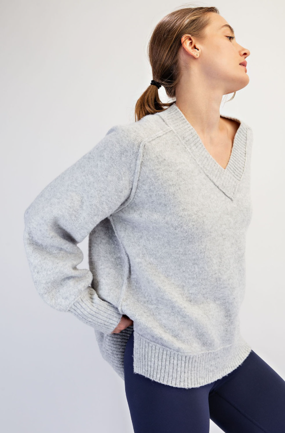 Cozy Cashmere V-Neck Sweater