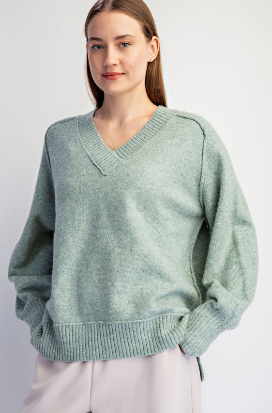 Cozy Cashmere V-Neck Sweater