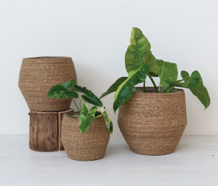 Seagrass Basket w/ Lining