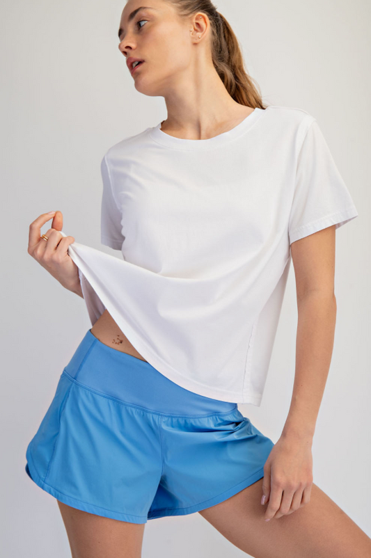 Pigment Washed Cotton Tee