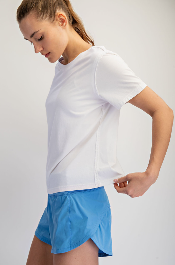 Pigment Washed Cotton Tee