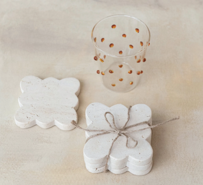 Travertine Coasters