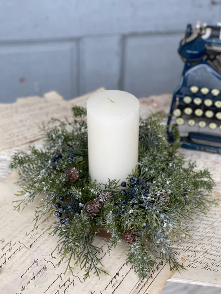 3" Wintry Mix Candle Ring