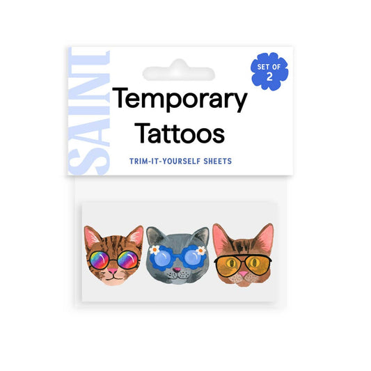 Cool Cats Temporary Tattoos