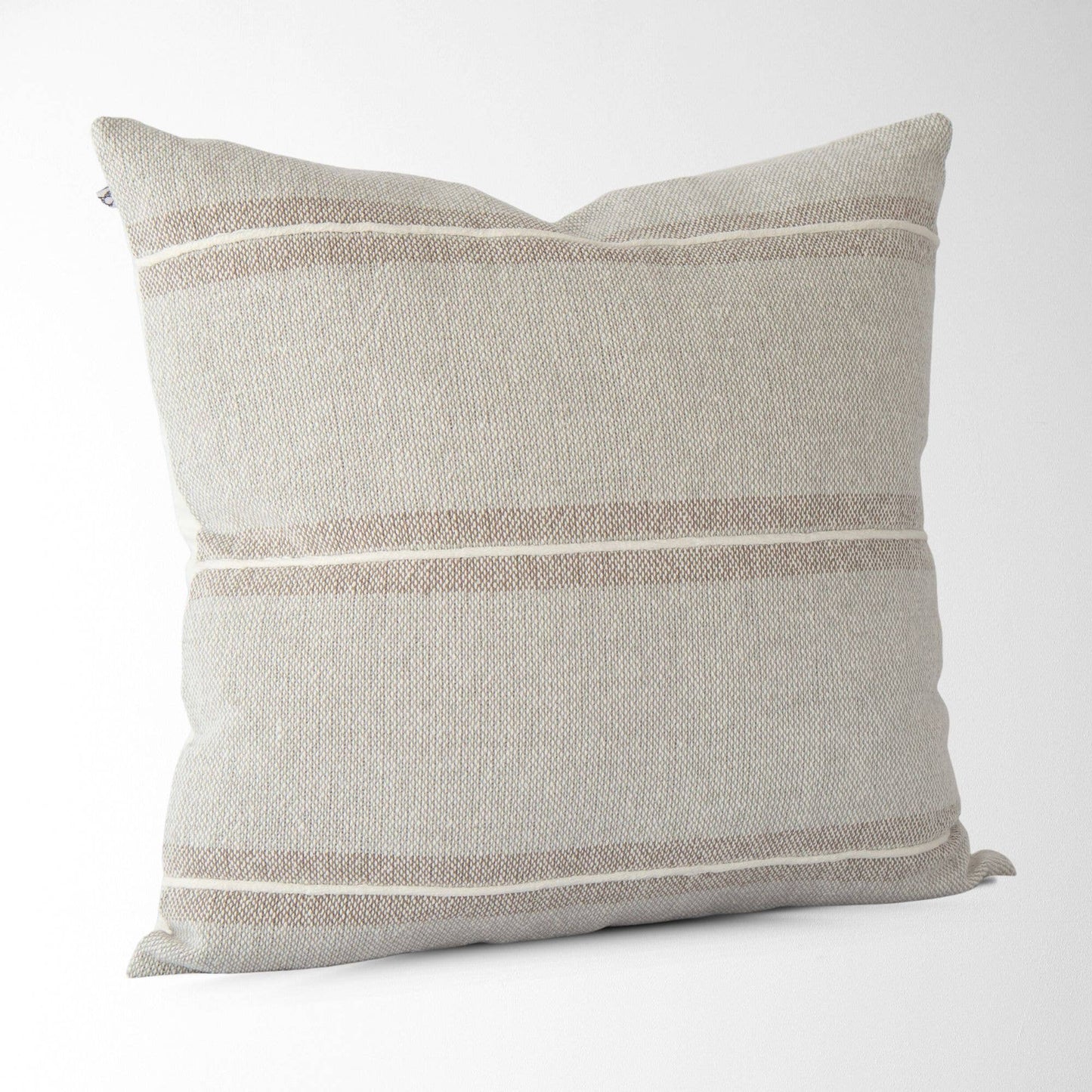 Striped Textured Pillow Cover