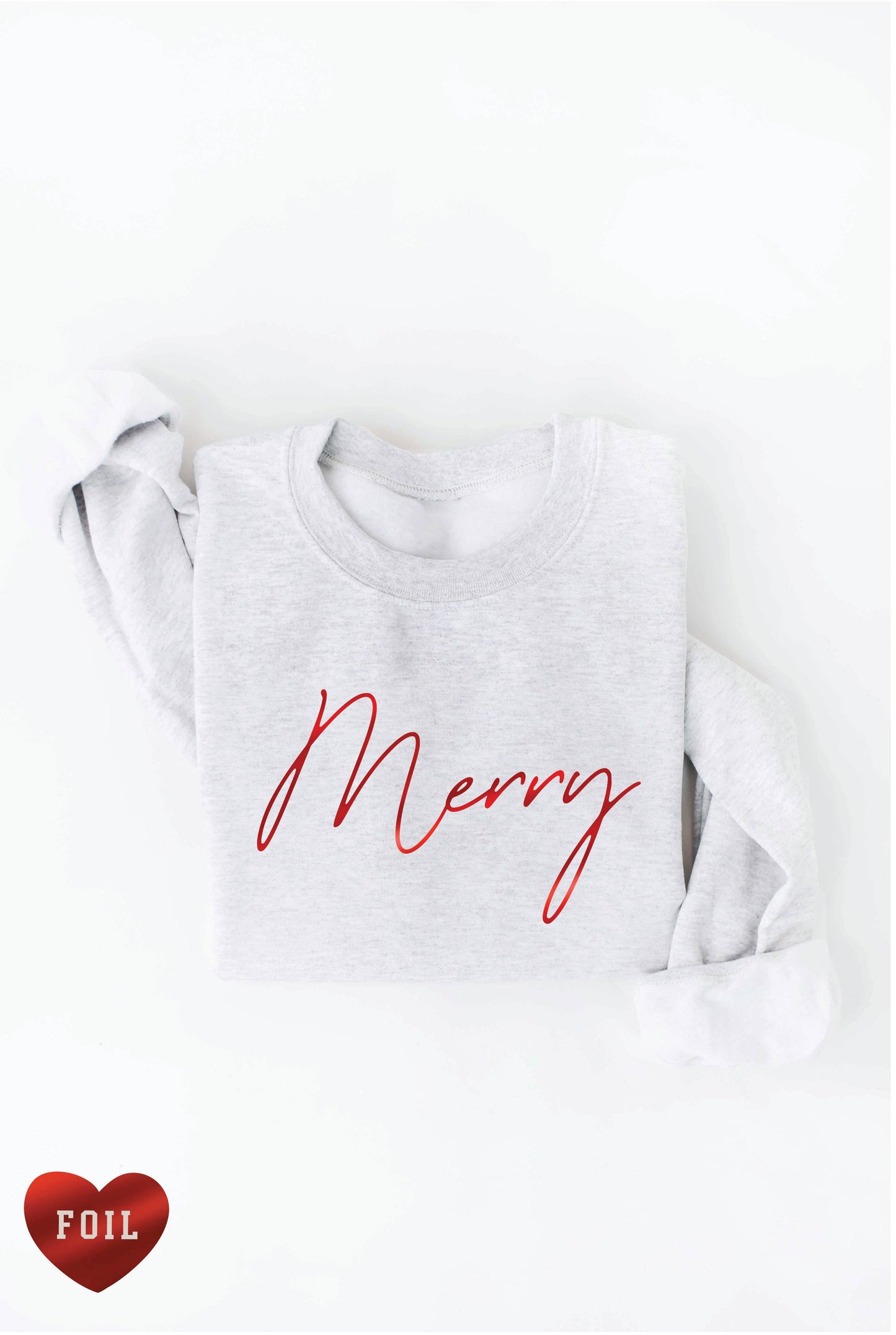 MERRY FOIL Graphic Sweatshirt