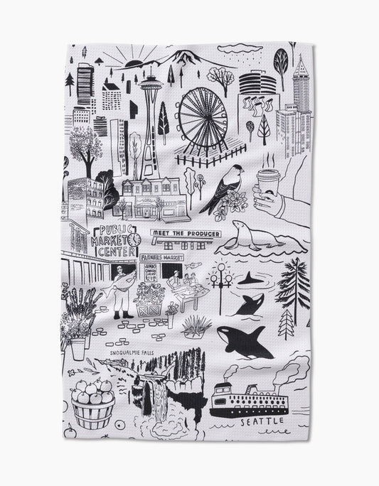 Seattle Tea Towel