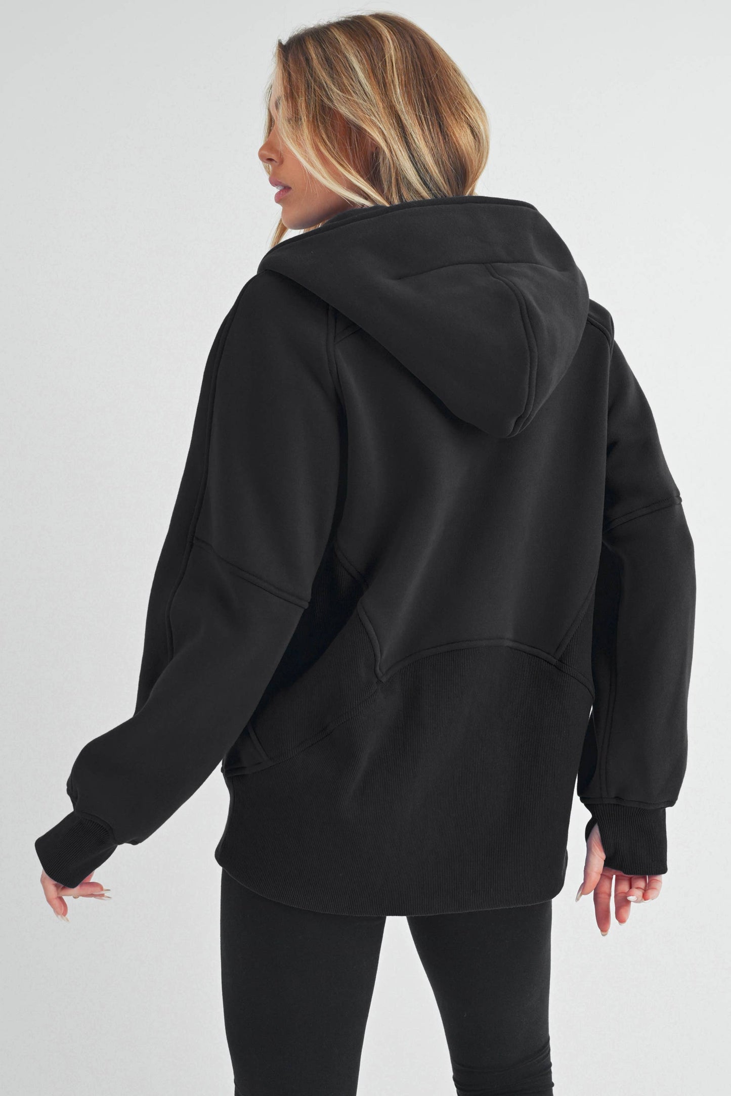 990DK Long Drea Half-Zip Hoodie