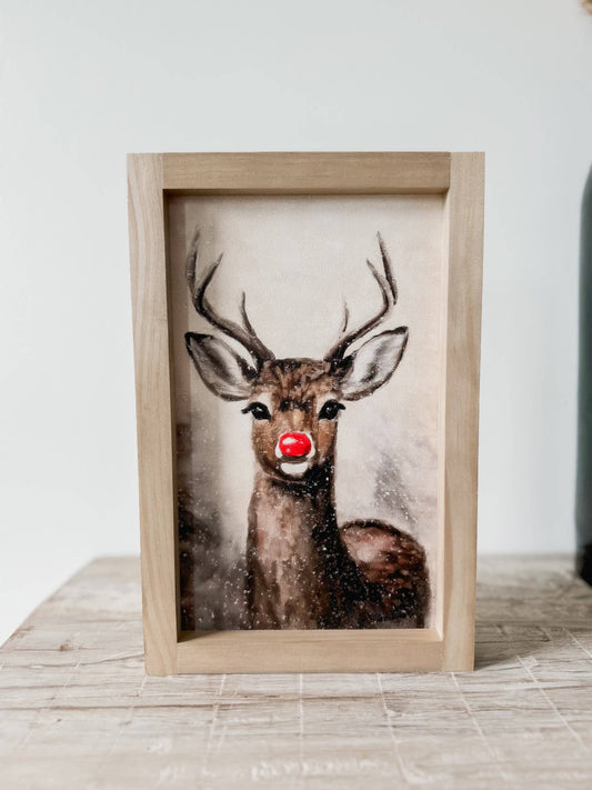 Rudolph Vintage Print | Christmas Decor
