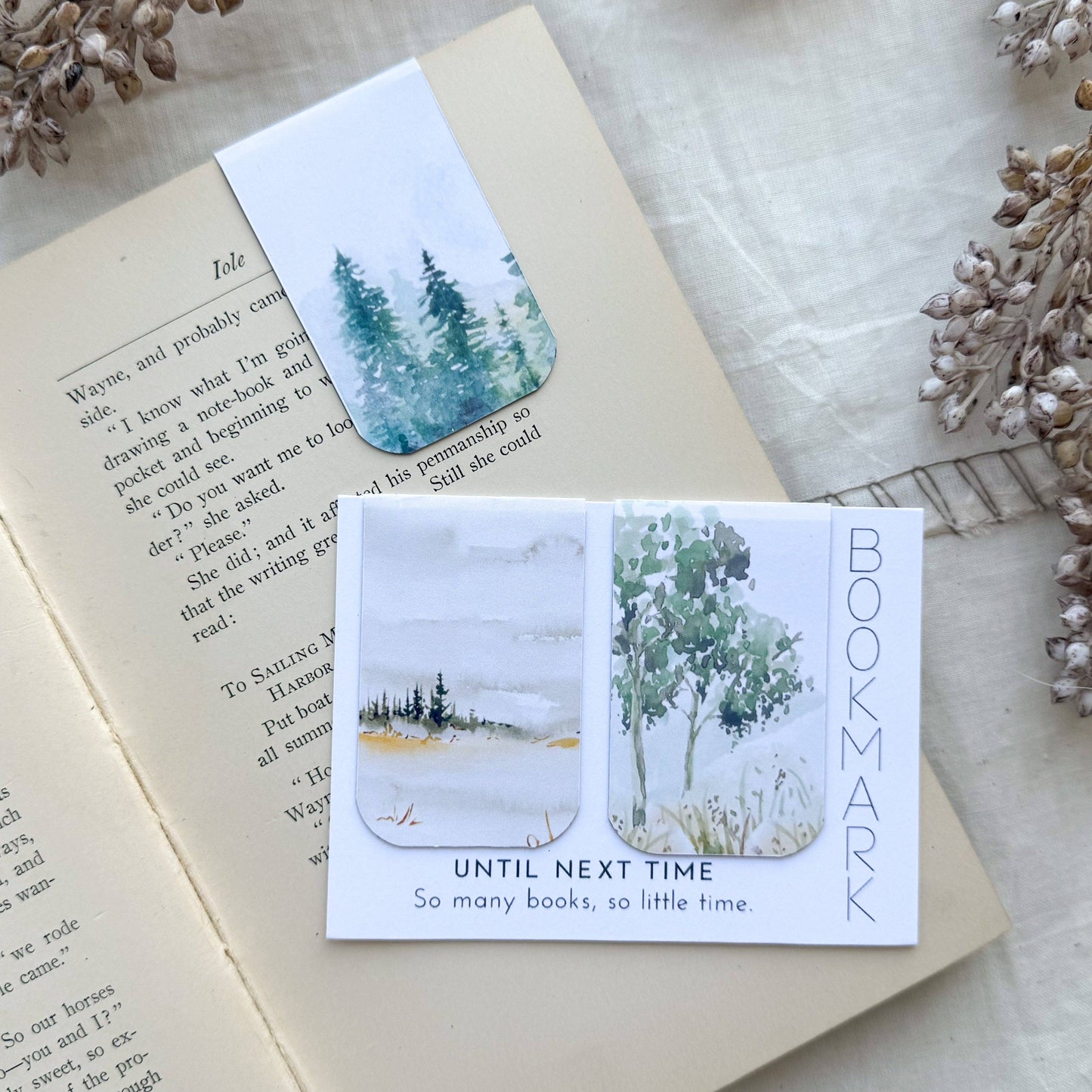 2 Large Magnet Bookmarks