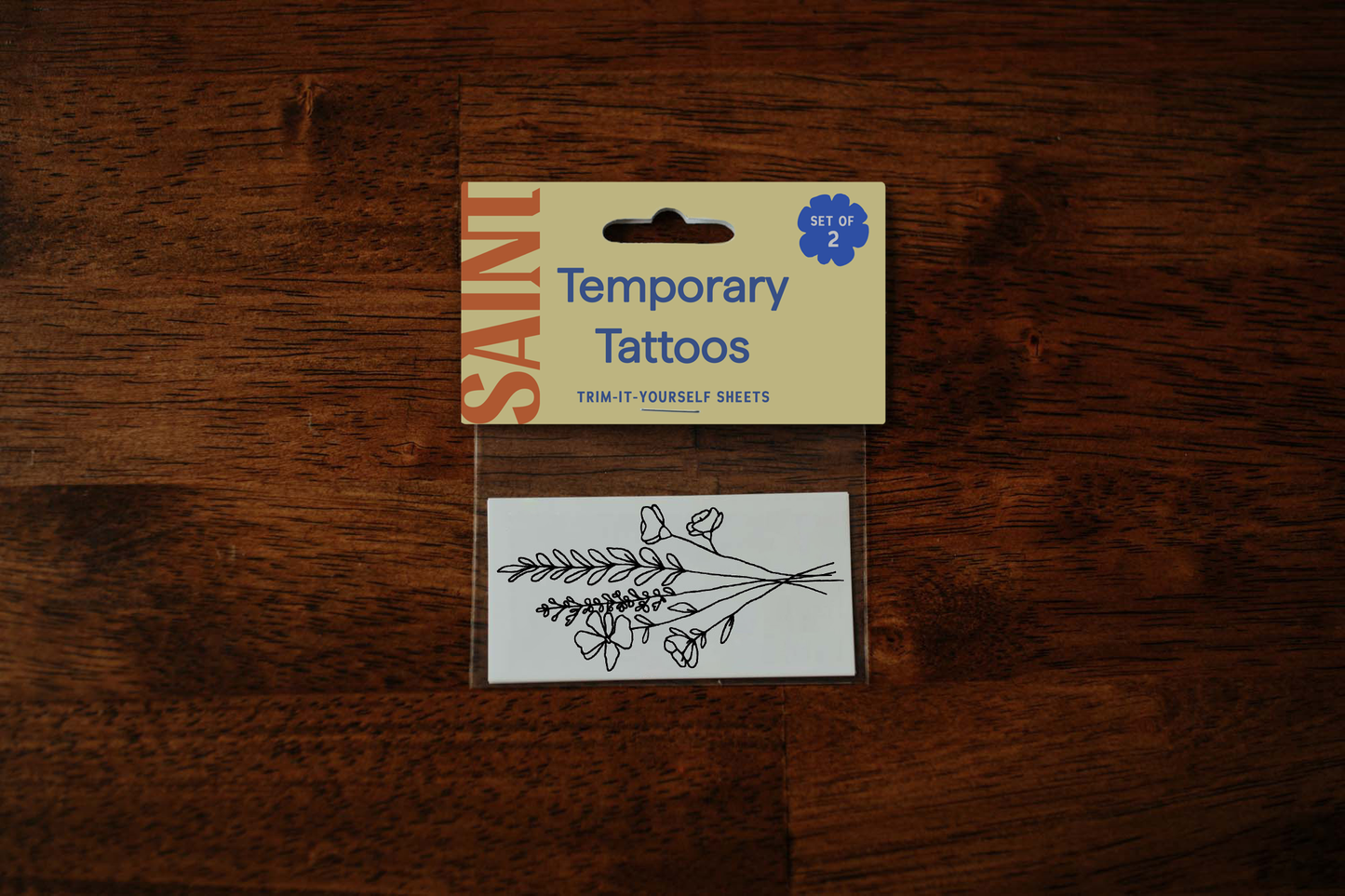 Mountainside Florals Temporary Tattoos