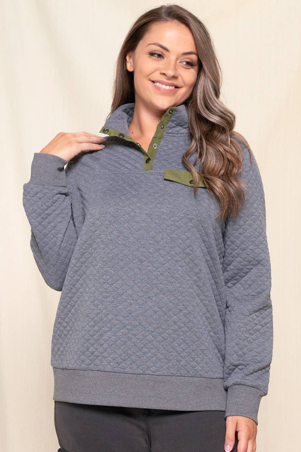 DIAMOND PULL OVER - 13497TPL