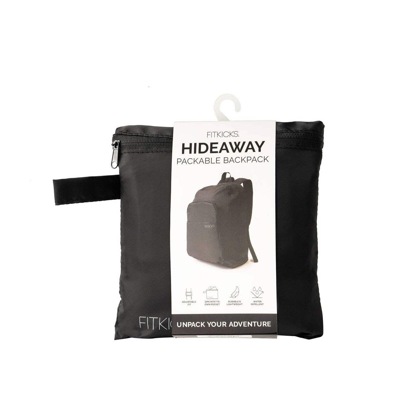 FITKICKS Hideaway Packable Backpack Open Stock