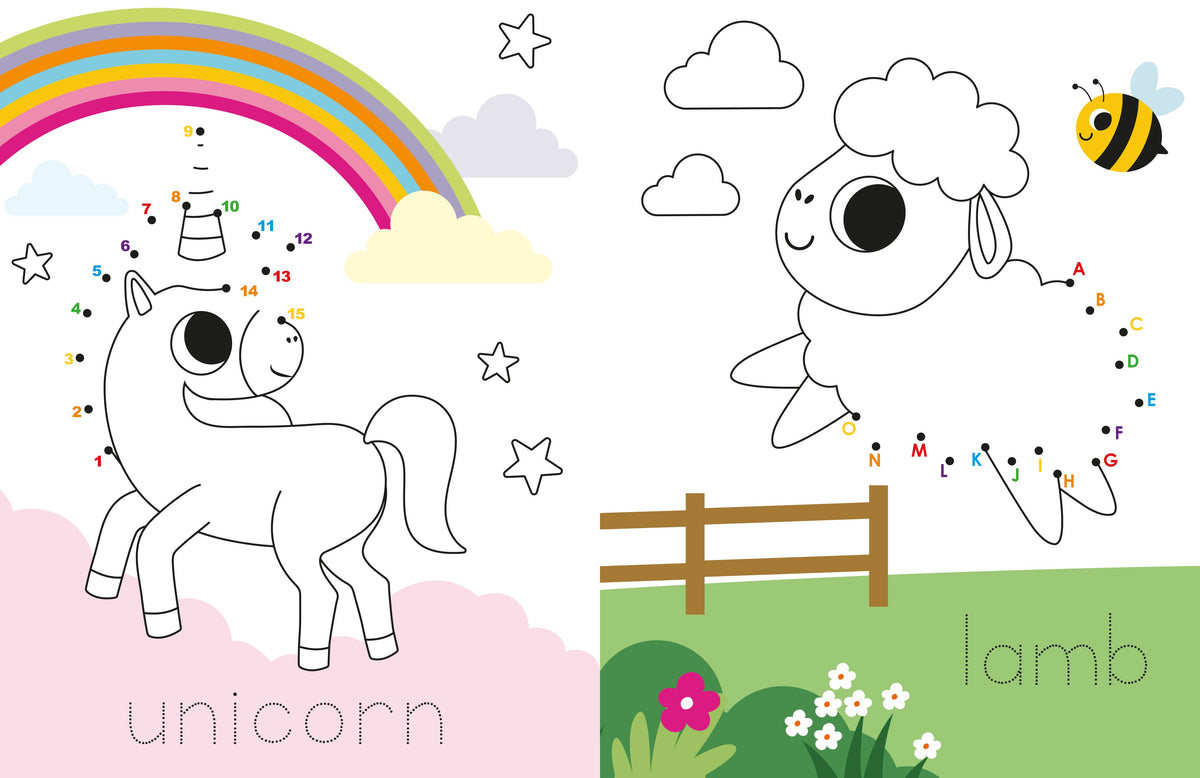 My First Dot To Dot Activity Book: Baby Animals