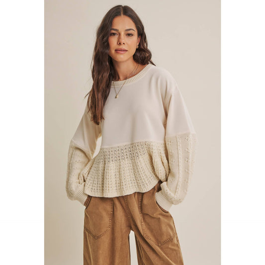 Mixed Media Sweater