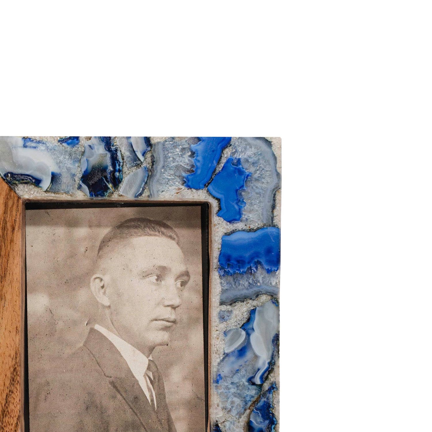 4x6 Blue Agate Picture Frame
