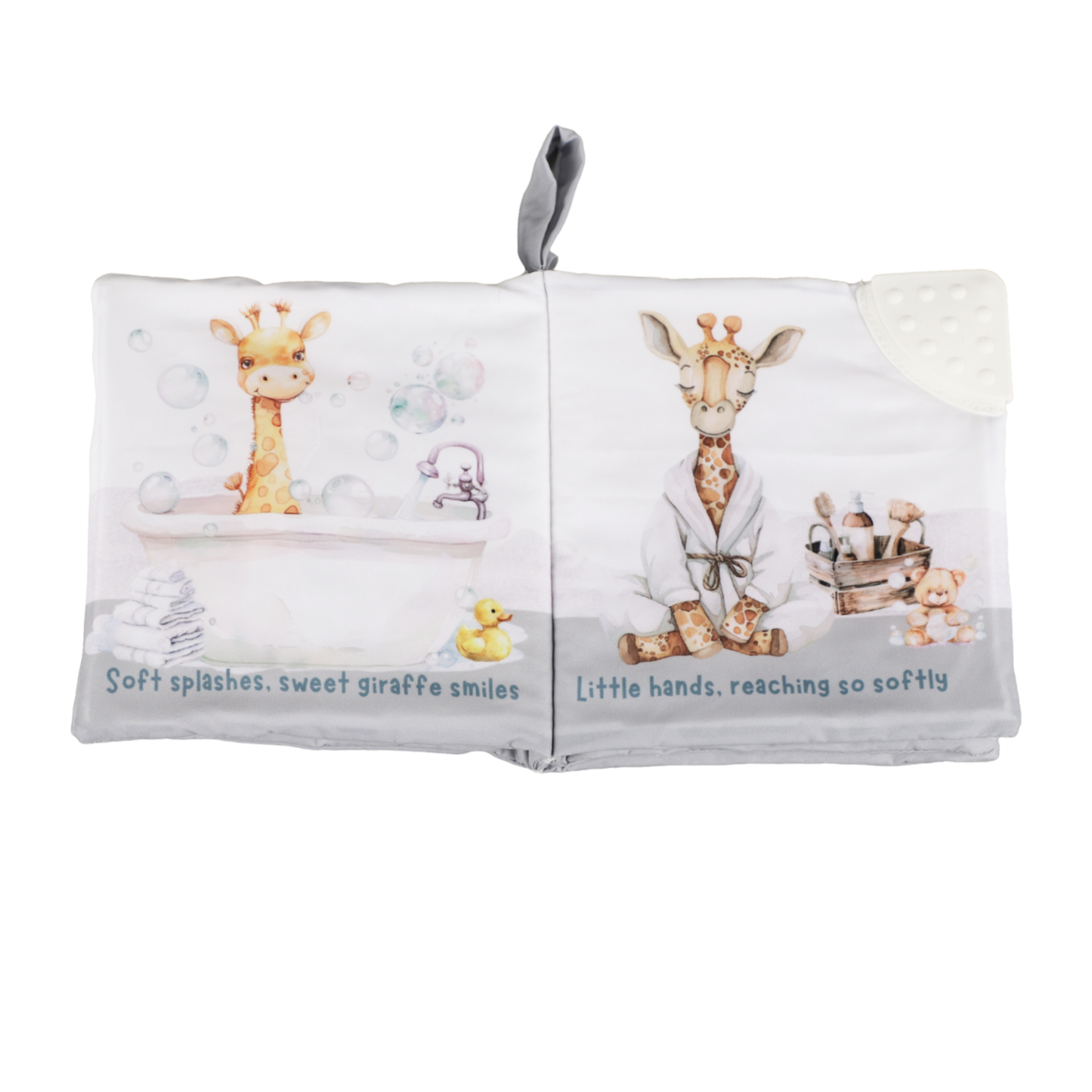 Bubble Bath Crinkle Cloth Book