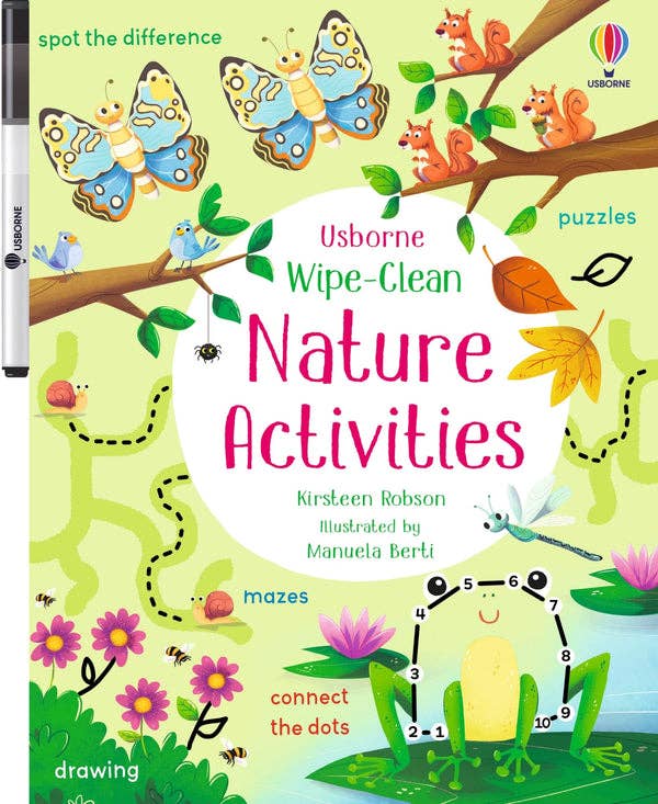 Wipe-Clean Nature Activities : Usborne