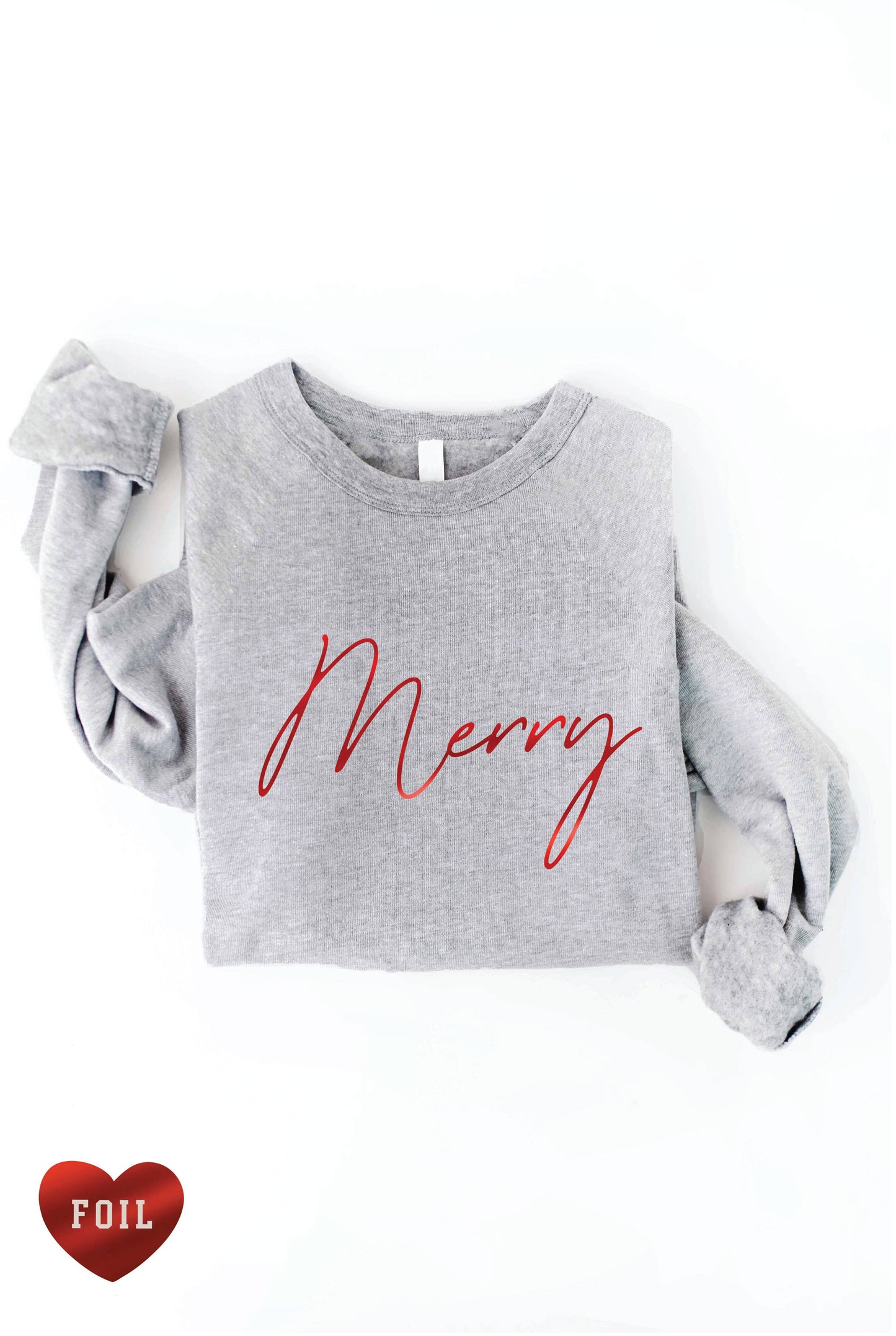 MERRY FOIL Graphic Sweatshirt