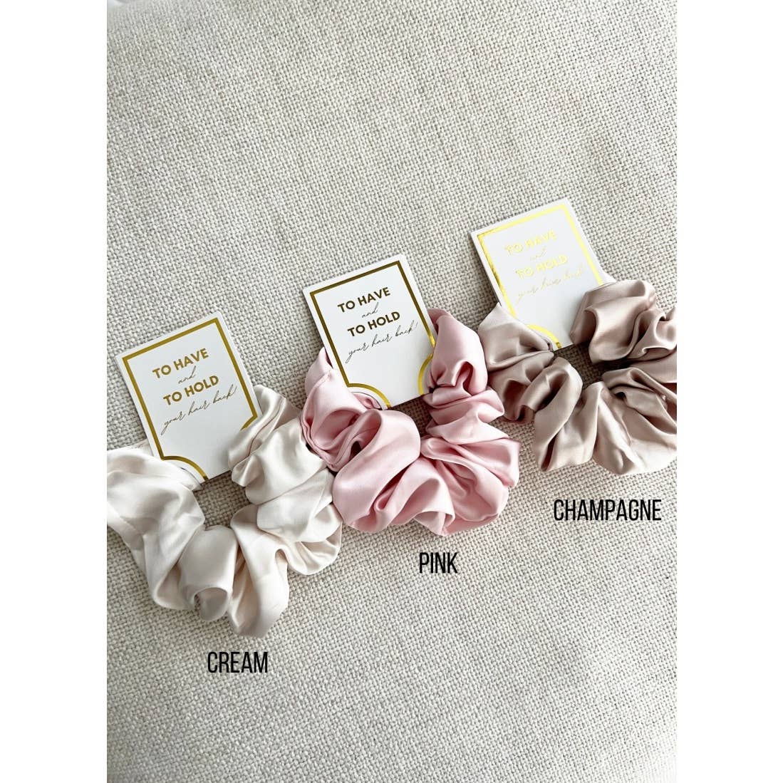 Silk Satin Scrunchies