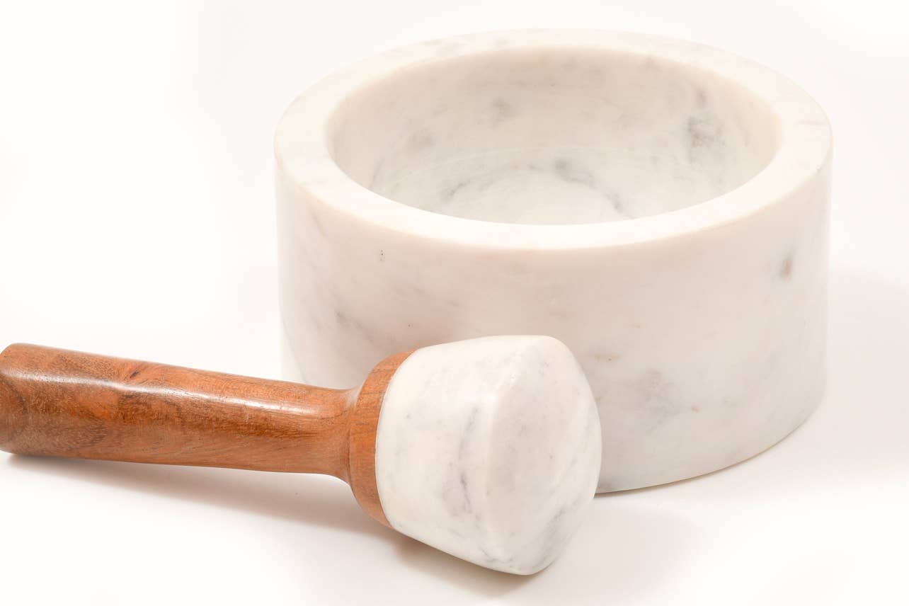 Marble Mortar & Pestle